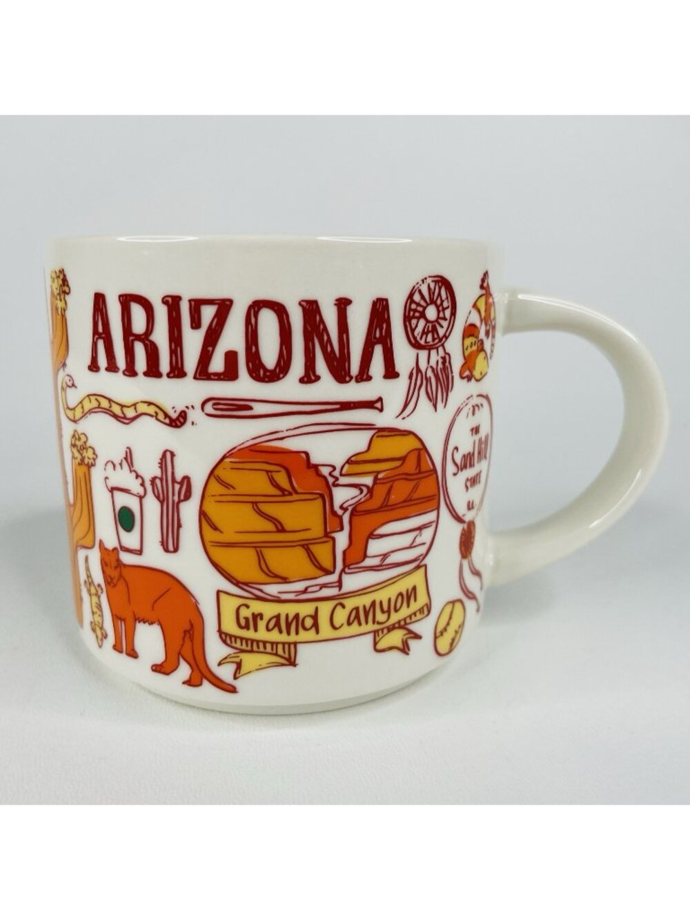 Starbucks Arizona Been There Series 14oz Mug Grand Canyon Sedona Saguaro Cactus